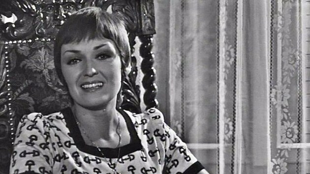 Hana Talpová v pořadu Převážně nevážně s humorem, s písničkou (1975)