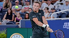 �eský tenista Ji�í Lehe�ka na turnaji v Cincinnati.