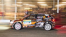 Dominik St�íteský a Ji�í Hovorka na 53. Barum Czech rallye Zlín.