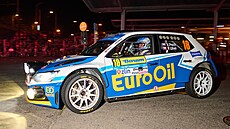 Václav Pech a Petr Uhel na 53. Barum Czech rallye Zlín.