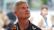 David Coulthard b�hem akce Red Bull Showrun v Praze.