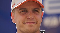 Dominik St�íteský na Barum Czech rallye Zlín.