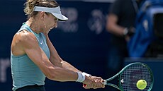 panlská tenistka Paola Badosaová v semifinále turnaje v Cincinnati.