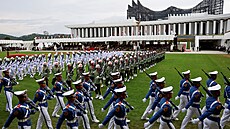Slavnostní ceremoniál u p�íle�itosti 79. dne nezávislosti Indonésie v...