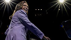 Kamala Harrisová na mítinku Demokratické strany v Las Vegas (10. srpna 2024)