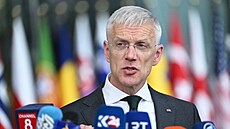 Bývalý lotyský premiér Arturs Krij&#257;nis Kari&#326; (3. dubna 2024)