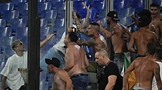 Mezi fanou�ky Lazia a Benátek panovaly v ned�li ve�er napjaté emoce.