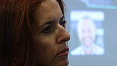 Nora Fridrichová p�i jednání Rady �eské televize o zru�ení publicistického...