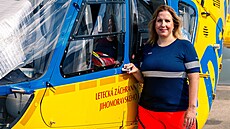 Lékaka Kateina Oborská je ve slub u devatenáct let. K pacientm létá ve...