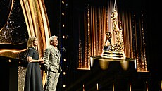 Jako první bronzovou so�ku ruky Mickey Mouse s kouzelnou h�lkou p�evzal rovnou...