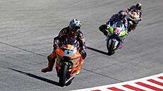 Celestino Vietti (13) v �ele závodu.