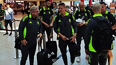 Spar�an�tí trené�i se chystají na odlet do Bukure�ti k odvet� 3. p�edkola Ligy...