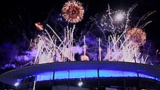 Opulentní ohostroj ukonil olympijské hry v Paíi