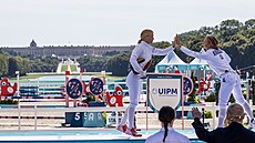 Moderní ptibojaka Lucie Hlaváková po duelu.