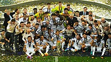 Fotbalisté Realu Madrid získali po�esté Superpohár UEFA.