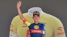 Thibau Nys jako vít�z etapy na Kolem Polska