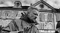 Viktor Tau� p�i natá�ení filmu Amerikánka