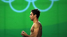 Tom Daley na olympiád v Rio de Janeiro (19. srpna 2016)