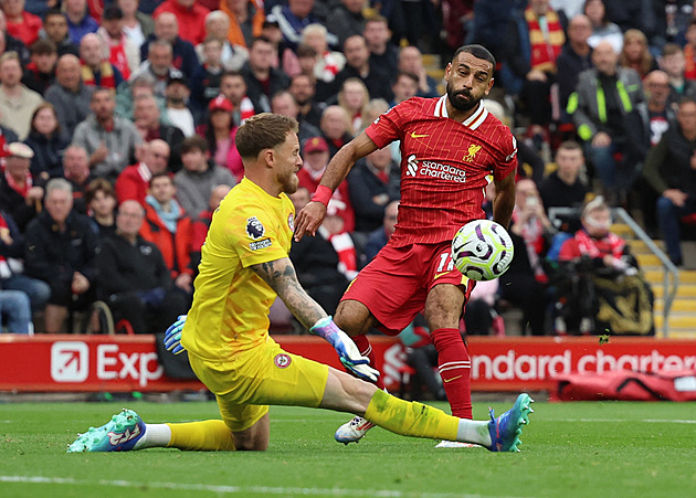 Chelsea se utrhla, venku dala šest gólů. Liverpool porazil Brentford