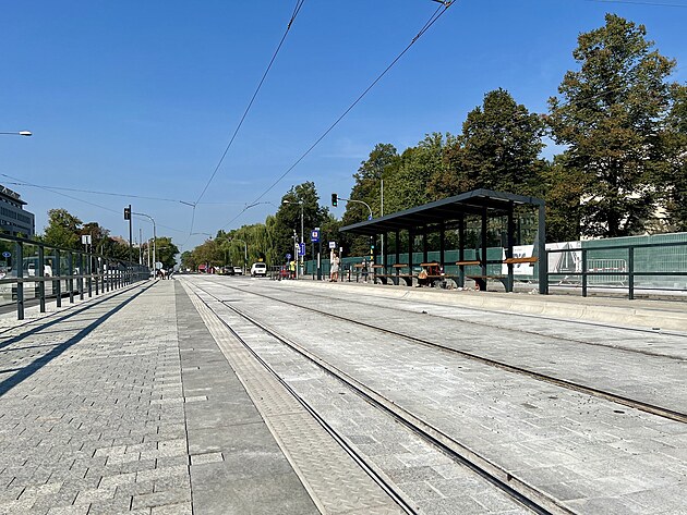 Na zmodernizovan� �sek ulice 28. ��jna se vr�tily tramvaje