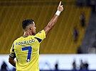 Portugalský úto�ník Cristiano Ronaldo na startu nové sezony saúdské fotbalové...