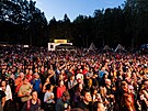 Slun zaplnn amfitetr na Bojiti. Kon se Trutnoff Open Air Festival 2024.