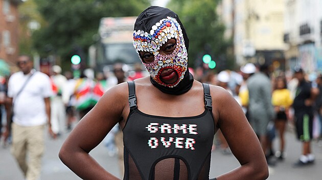 Pouli�n� karneval v lond�nsk� �tvrti Notting Hill (25. srpna 2024)