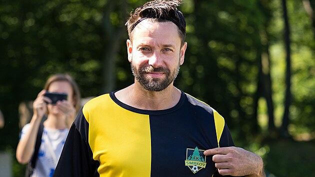 Boislav, 9. 7. 2024, naten filmu Vyehrad 2.  Vclav Neuil, kter hraje kapitna tmu FK Smrkov.