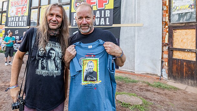 Martin Vchet a David Koller na festivalu Trutnoff Open Air 2024.