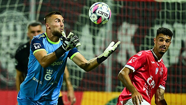 Brank�� Hradce Kr�lov� Adam Zadra�il chyt� m��.