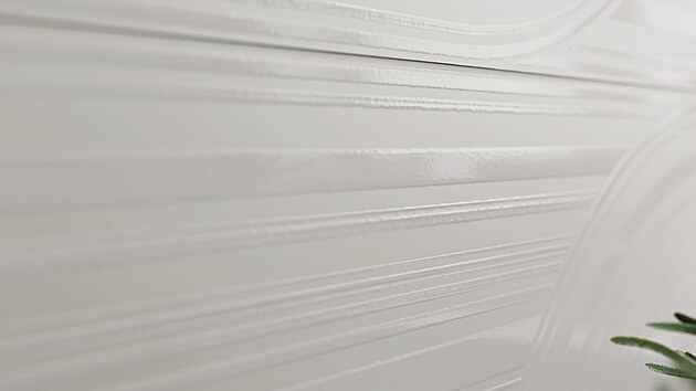 Modern� technologie nab�zej� mnoho dekorac� v�etn� celoplo�n�ch reli�fn�ch povrch� s�r�zn�mi, na dotyk odli�n�mi povrchy. S�rie Metro