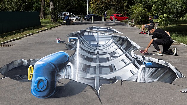 3D graffiti v Podol. (27. srpna 2024)