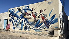 Tato street artová galerie pod irým nebem vznikla po arabském jaru, aby...