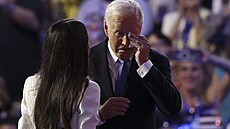 Joe Biden se svou dcerou Ashley na sjezdu americké Demokratické strany (19....