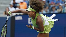 Japonská tenistka Naomi Ósakaová zaujala v 1. kole US Open svým outfitem, jemu�...