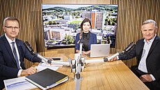 V po�adu Krajský DUEL Rozst�el za Zlínský kraj jsou hosty Radim Holi� za ANO a...