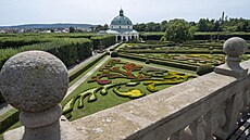 Kv�tná zahrada v Krom��í�i nabízí mno�ství fotogenických zákoutí a míst. (srpen...