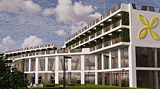 Vizualizace �ínských lázní v jihomoravských Pasohlávkách ze srpna 2024.