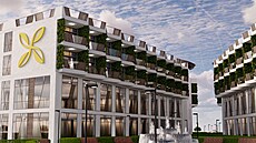 Vizualizace �ínských lázní v jihomoravských Pasohlávkách ze srpna 2024.