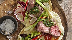 Grilované tacos s hov�zím masem