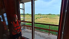 Rozestavný hotel Marshall u golfového hit v Sokolov vloni v srpnu.