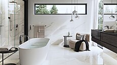 �ernobílá kombinace je klasikou, která se neokouká. Série Cava.