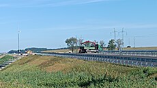 Dostavba dálnice D4 mezi Pískem a Píbramí (22. srpna 2024)