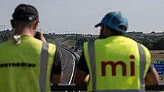 Nov zprovoznná dálnice D6 u Krupé na Rakovnicku (27. srpna 2024)