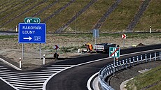 Nov zprovoznná dálnice D6 u Krupé na Rakovnicku (27. srpna 2024)