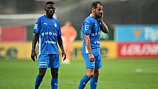 Fotbalisté Mladé Boleslavi po druhém gólu Paksi v play off Konferenní ligy.