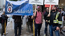 Stávkující �elezni�á�i v Kanad� (22. srpna 2024)