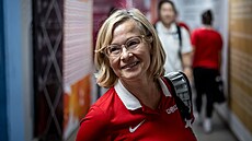 Spokojená trenérka eských basketbalistek Romana Ptáková