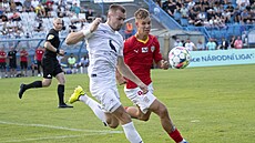 Momentka ze zápasu MFK Vy�kov vs. FC Zbrojovka Brno
