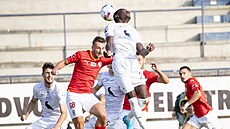 Momentka ze zápasu MFK Vykov vs. FC Zbrojovka Brno